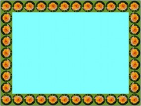 玫瑰花边相框图片